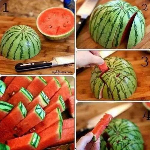 吃瓜刮瓜皮视频,跟着视频学刮瓜皮新技能